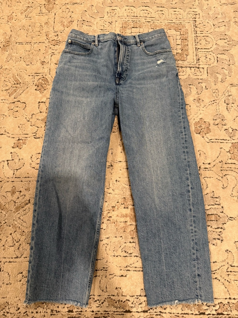 Everlane Light Blue Straight Leg Jeans
